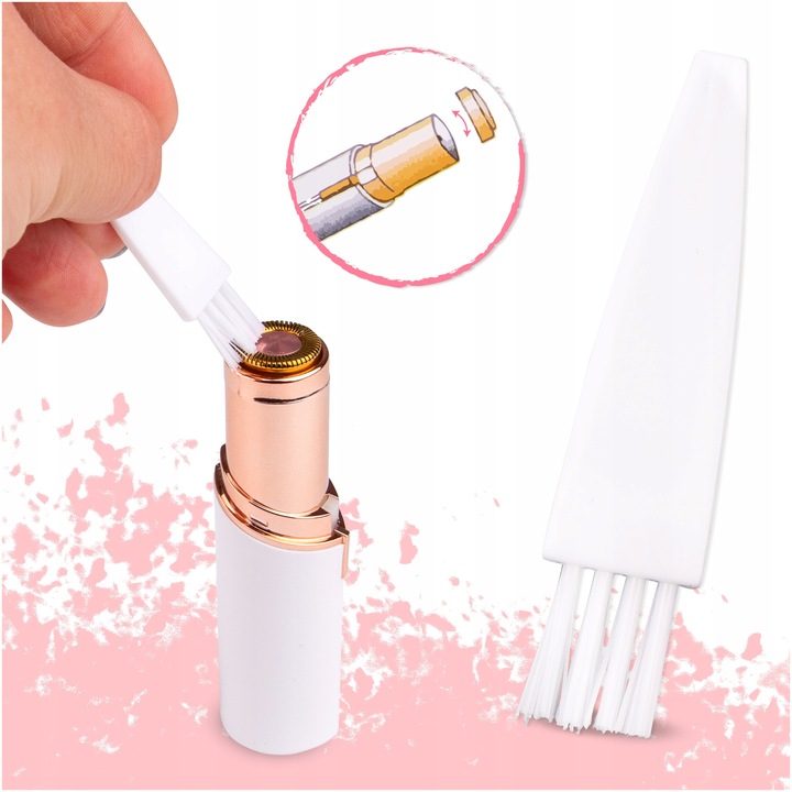 DEPILATOR TRYMER DAMSKI DO TWARZY DYSKRETNA GOLARKA BEZPRZEWODOWA