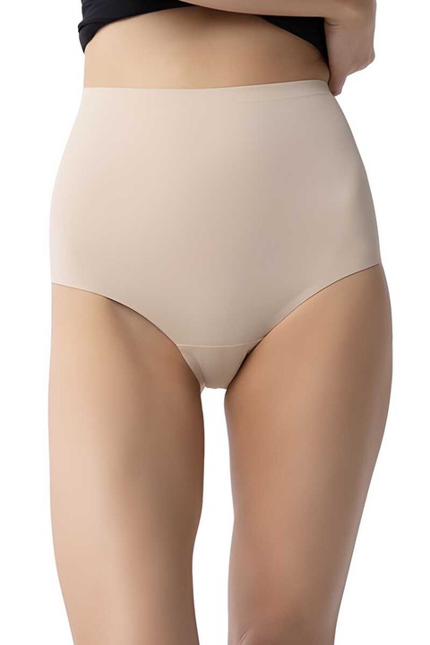 JULIMEX Figi Amber maxi high beżowe XL