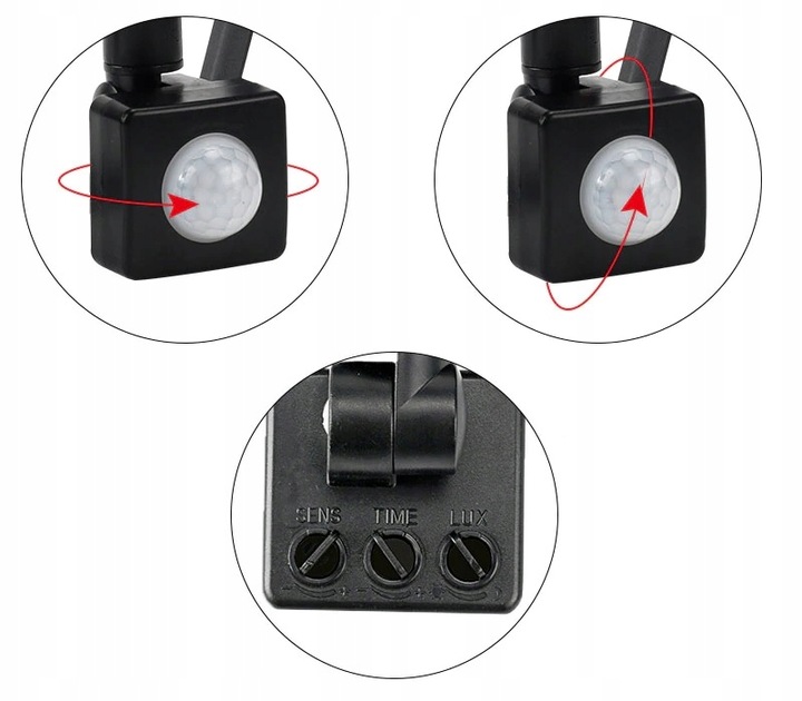 MOCNA LAMPA LED Z CZUJNIKIEM RUCHU I ZMIERZCHU 50W ZEWNĘTRZNA NAD