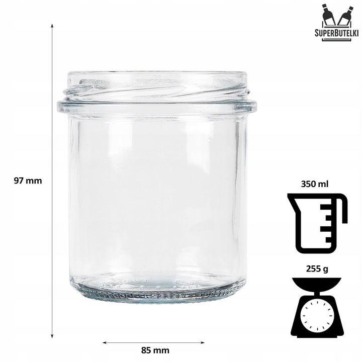 15x SŁOIKI 350ML Z ZAKRĘTKAMI NA DŻEM MIĘSO PASZTET SŁOIK NA GRZYBY