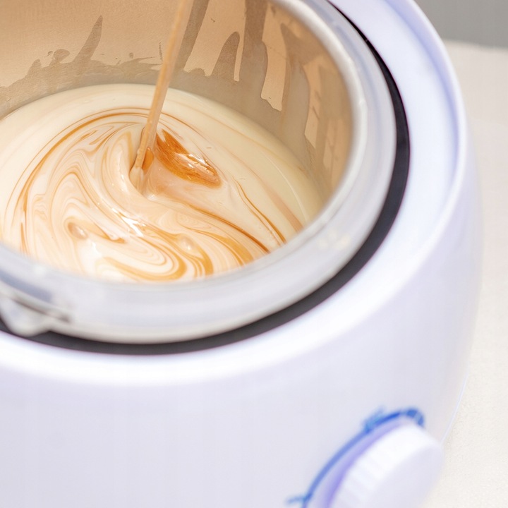 Zestaw 4x WOSK DO DEPILACJI twardy ItalWax + PODGRZEWACZ SZPATUŁKI ŻEL