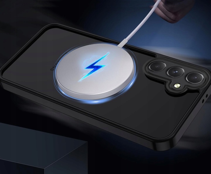 Etui do SAMSUNG S24 FE 5G do MagSafe Szkło z czytnikiem linii papilarnych