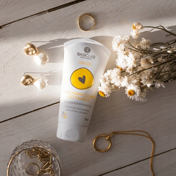 BASICLAB KREM NAWILŻAJĄCY BOGATA KONSYSTENCJA 75ML