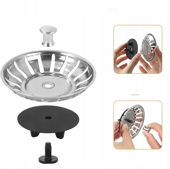 2x Korek Sitko Koszyk do TEKA IKEA FRANKE zatyczka zlewu