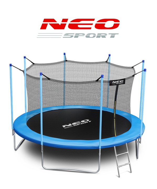 TRAMPOLINA OGRODOWA 374cm 12ft NEOSPORT model 2024