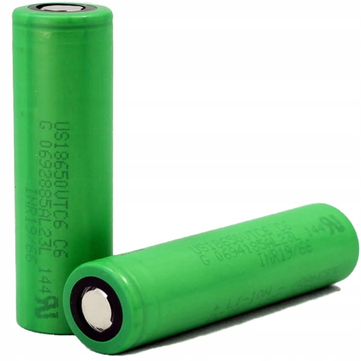 Ogniwo Wysokoprądowe US 18650 VTC6 3100mAh Li-ion 3,6V 30A Akumulator