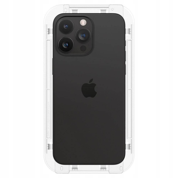 Szkło hartowane Spigen do iPhone 15 Pro, do etui, 2 sztuki, aplikator