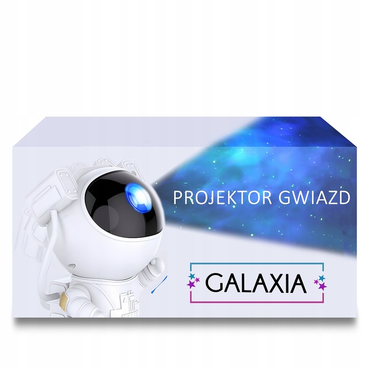 Projektor Gwiazd Nieba led lampka projektor galaktyczny nocna Astronauta