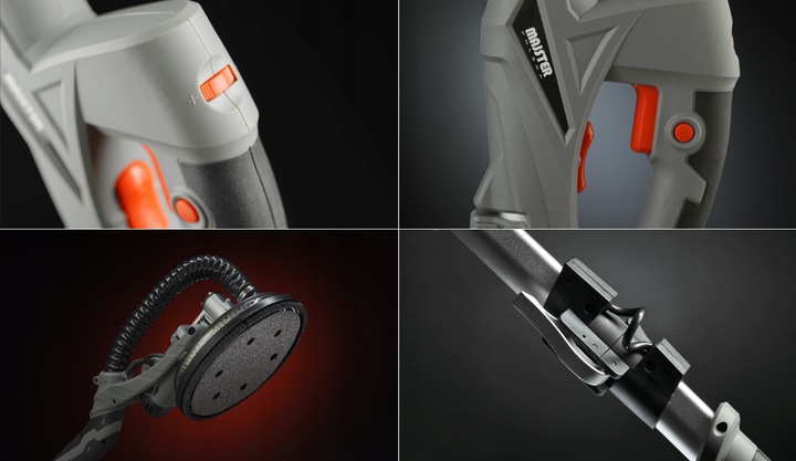 SZLIFIERKA ŻYRAFA DO GIPSU GŁADZI TYNKU ŚCIAN TYNKÓW LED TORBA Papier