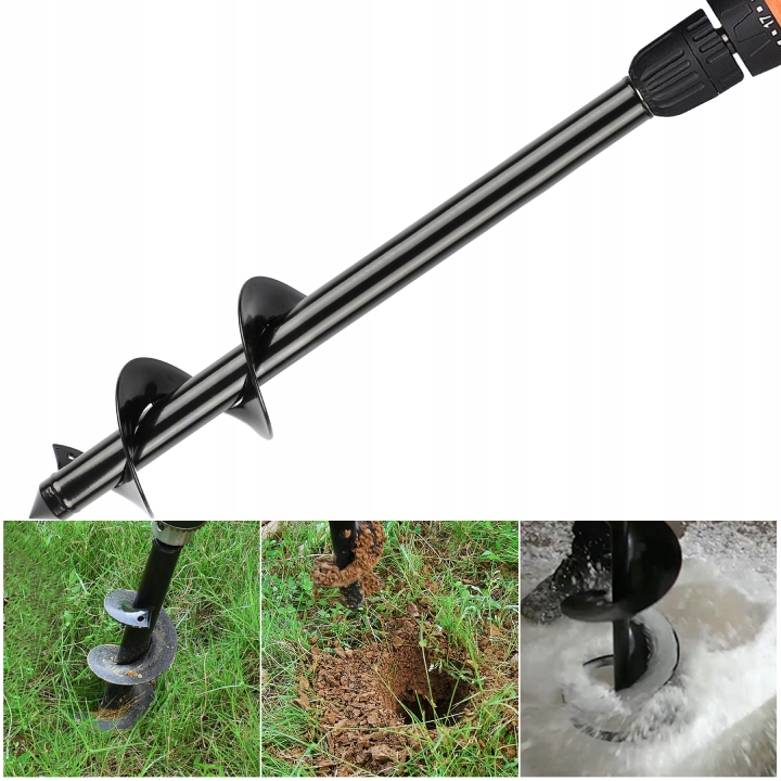 ŚWIDER WIERTŁO WIERTNICA DO SADZENIA ZIEMI GLEBY GLEBOWA 10 CM 60 CM