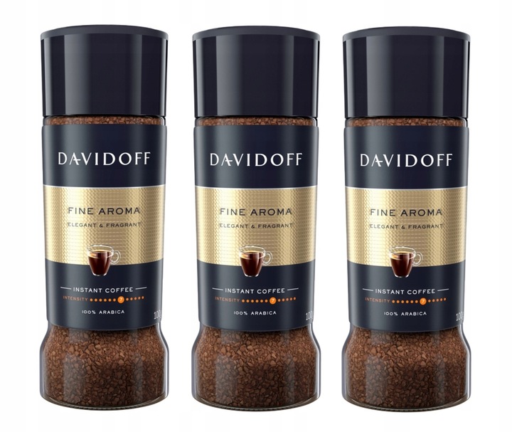 Kawa rozpuszczalna Tchibo Davidoff Fine Aroma 100g x3