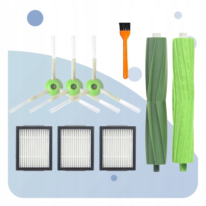 Zestaw do iRobot Roomba E5 E6 E7 I7 I3+ I4+ I6+ I8 J7+ filtr szczotki