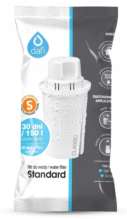 10 SZTUK WKŁAD FILTRUJĄCY DAFI CLASSIC