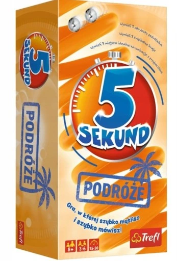 Gra rodzinna Trefl Gra 5 sekund Podróże