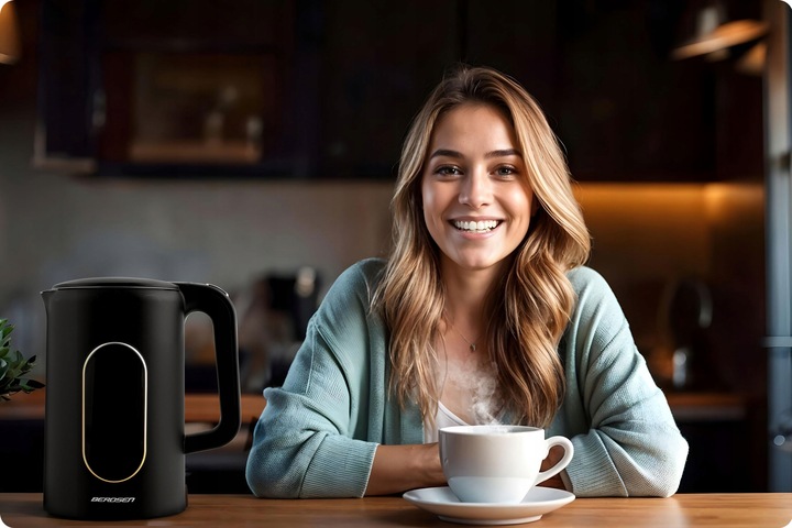 CZAJNIK ELEKTRYCZNY REGULACJA TEMPERATURY 2200W PANEL DOTYKOWY 1,7L