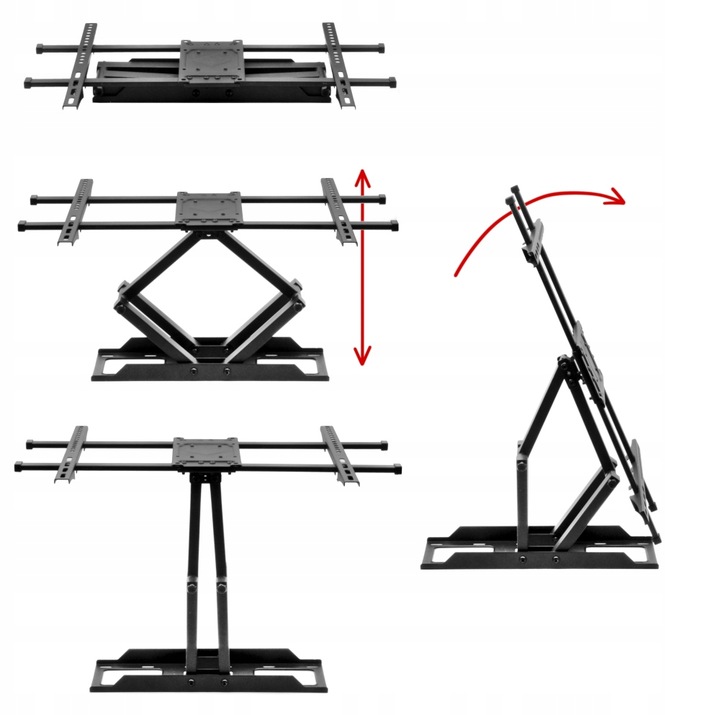 UCHWYT DO TELEWIZORA 32-85 CALI OBROTOWY EXTRA MOCNY DO 60KG