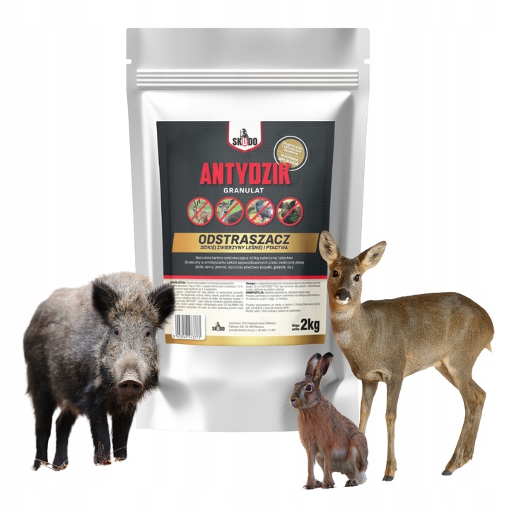 Granulat - odstraszacz, sarny, jelenie, dziki, ptaki, zające 2 kg