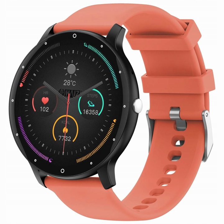 CZARNY SMARTWATCH Gravity GT1-3 PRO INTELIGENTNY CIŚNIENIE TLEN KROKOMIERZ
