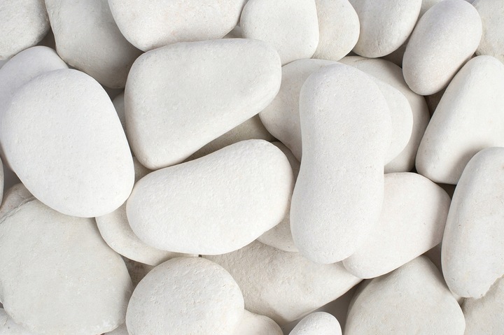 OTOCZAK BIAŁY KAMIEŃ THASSOS BIAŁE OTOCZAKI do OGRÓDU i DONICZEK 10 KG