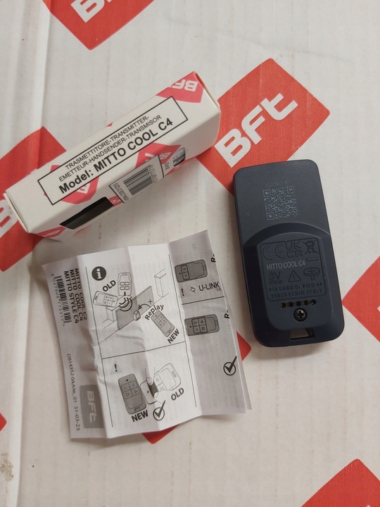 Pilot Bft ORYGINALNY Nowa wersja - BFT Mitto COOL C4