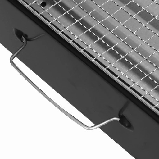 GRILL TURYSTYCZNY PRZENOŚNY SKŁADANY WĘGLOWY KEMPINGOWY METALOWY WALIZKA