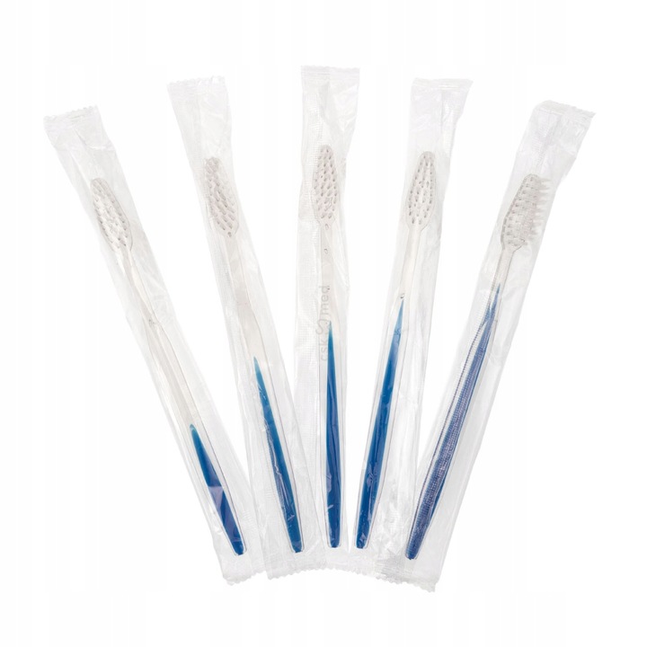 FOX SZCZOTECZKI JEDNORAZOWE DO ZĘBÓW NIEBIESKIE 100 sztuk