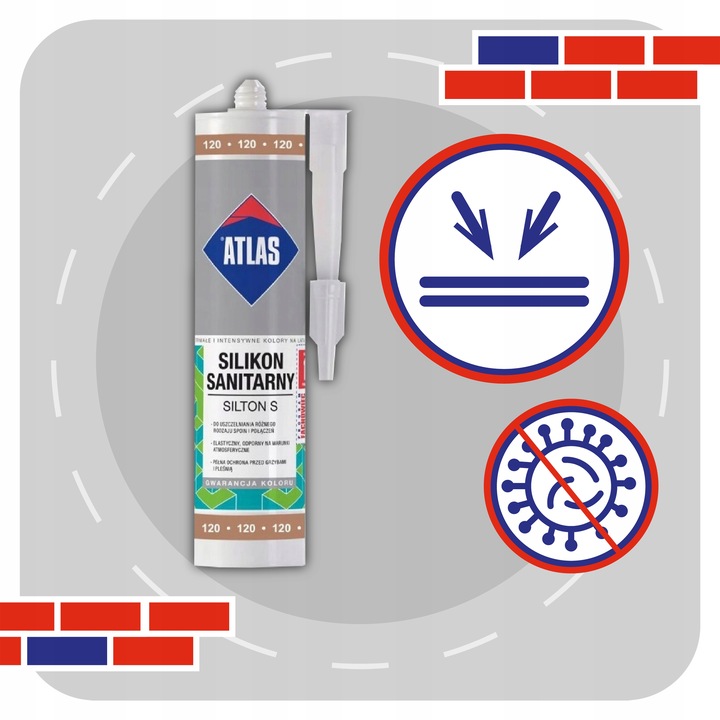 ATLAS SILIKON SILTON S 280ml - 120 TOFFI