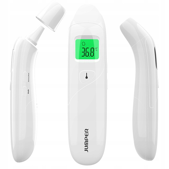 MEDYCZNY termometr bezdotykowy podczerwień do ucha czoła JUMPER JPD-FR403