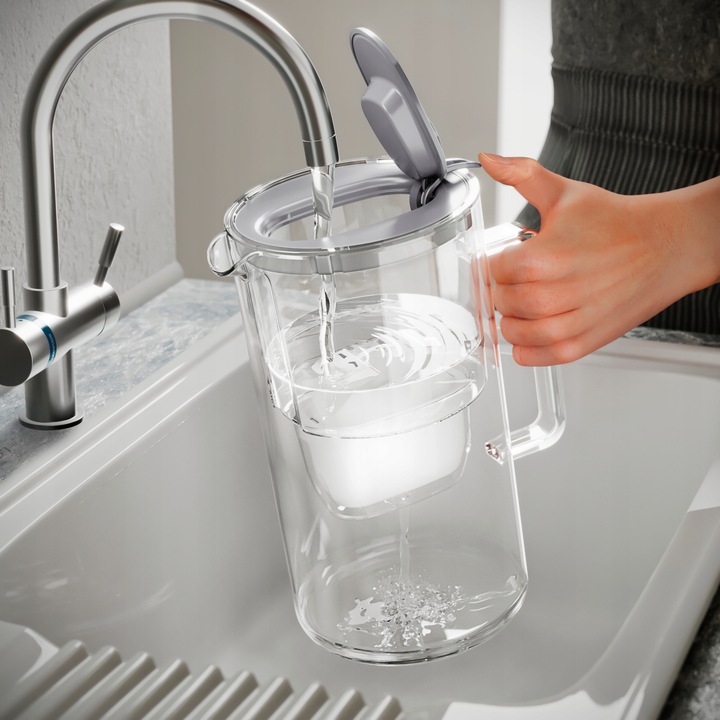 Dzbanek filtrujący szklany Aquaphor Glass 2,5l z wkładem Maxfor+ MG,