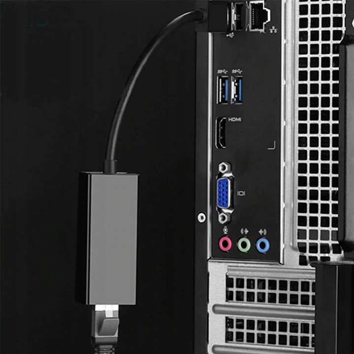 ADAPTER PRZEJŚCIÓWKA USB ETHERNET LAN RJ45 HUB KARTA SIECIOWA 1000MBPS