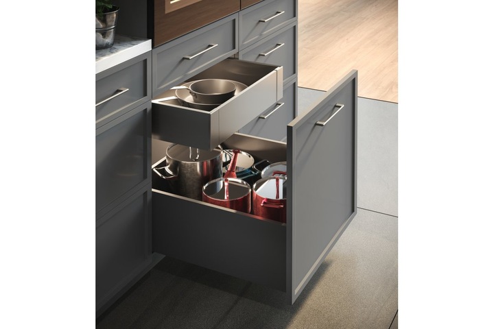 SZUFLADA GTV AXIS PRO 500D B. WYSOKA L500 H199 ANTRACYT CICHY DOMYK