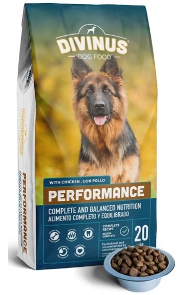 DIVINUS PERFORMANCE DLA OWCZARKA KARMA SUCHA 20KG