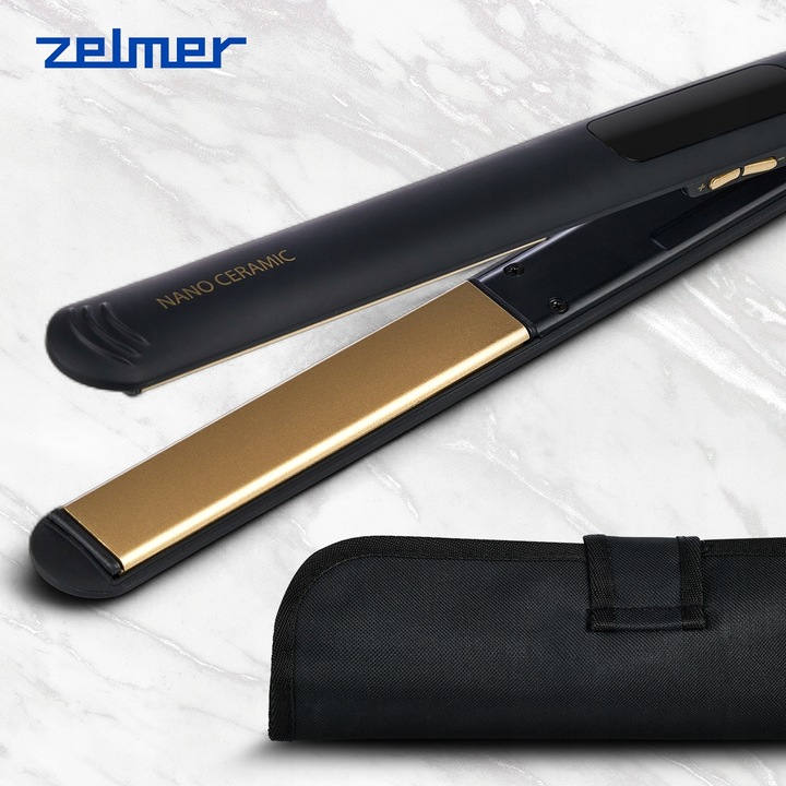 PROSTOWNICA CERAMICZNA DO WŁOSÓW ZELMER REG TEMP 2W1 PROSTOWANIE +