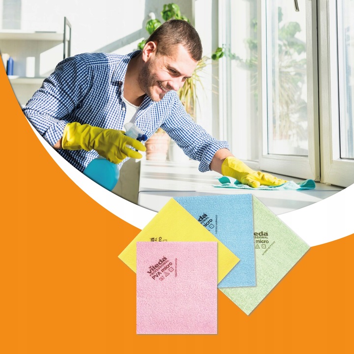 Ścierka Vileda PVA micro PROFESSIONAL magiczna ściereczka 38x35cm 4szt