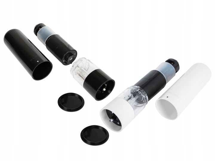 ELEKTRYCZNY MŁYNEK DO SOLI I PIEPRZU PRZYPRAW REGULACJA MIELENIA ZESTAW 2x