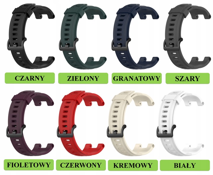 PASEK DO XIAOMI AMAZFIT T-REX / T-REX PRO | KOLORY