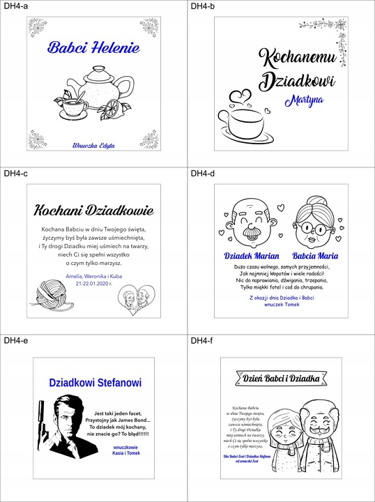 HERBACIARKA prezent DZIEŃ BABCI DZIADKA grawer!!