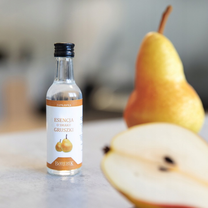 Zaprawka esencja o smaku GRUSZKI NA 16L BARDZO WYDAJNA domowy trunek likier