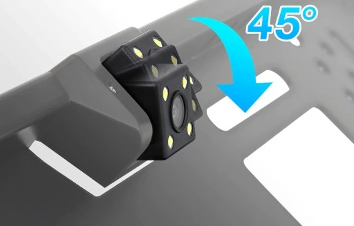 KAMERA COFANIA Z LED W RAMCE TABLICA REJESTRACYJNA