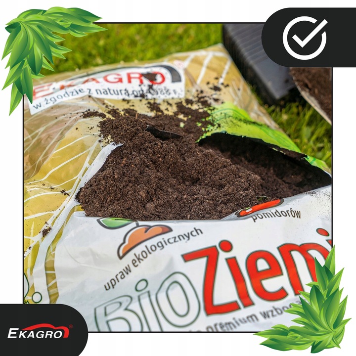 Bio Ziemia Uniwersalna do kwiatów warzyw z Nawozem Podłoże Kompostowe