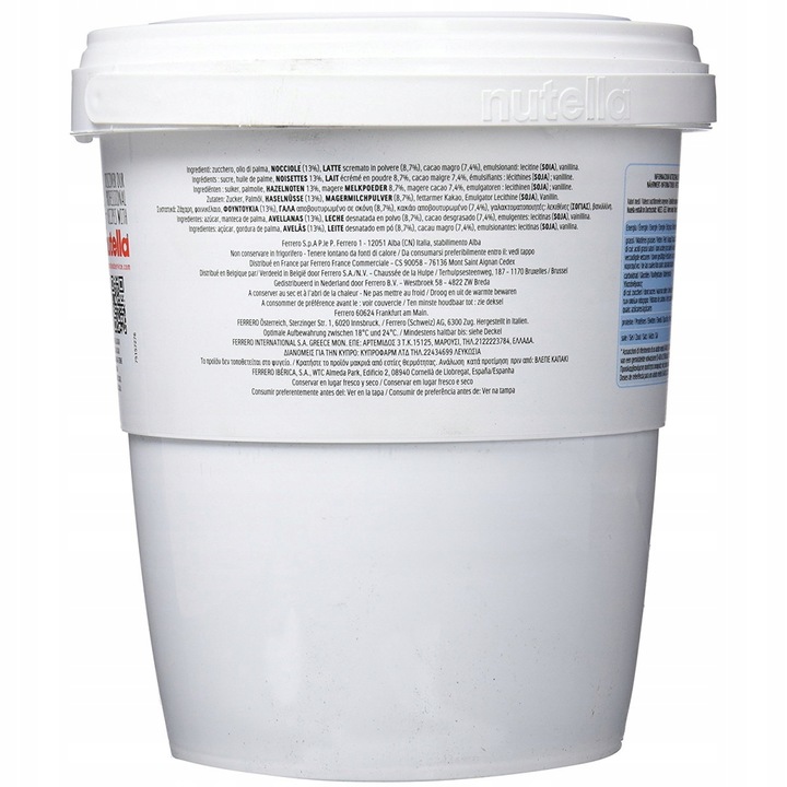 Krem czekoladowy NUTELLA do smarowania z orzechami laskowymi i kakao 3 kg