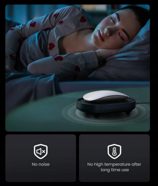 Podwójny niewykrywalny symulator myszy z regulowanymi interwałami USB