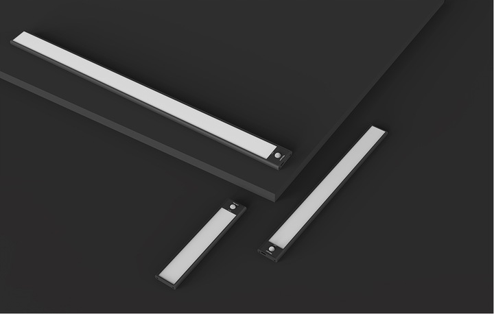 Lampka Do Szafy Z Czujnikiem Listwa Yeelight 40cm Czarna 2700k Magnes