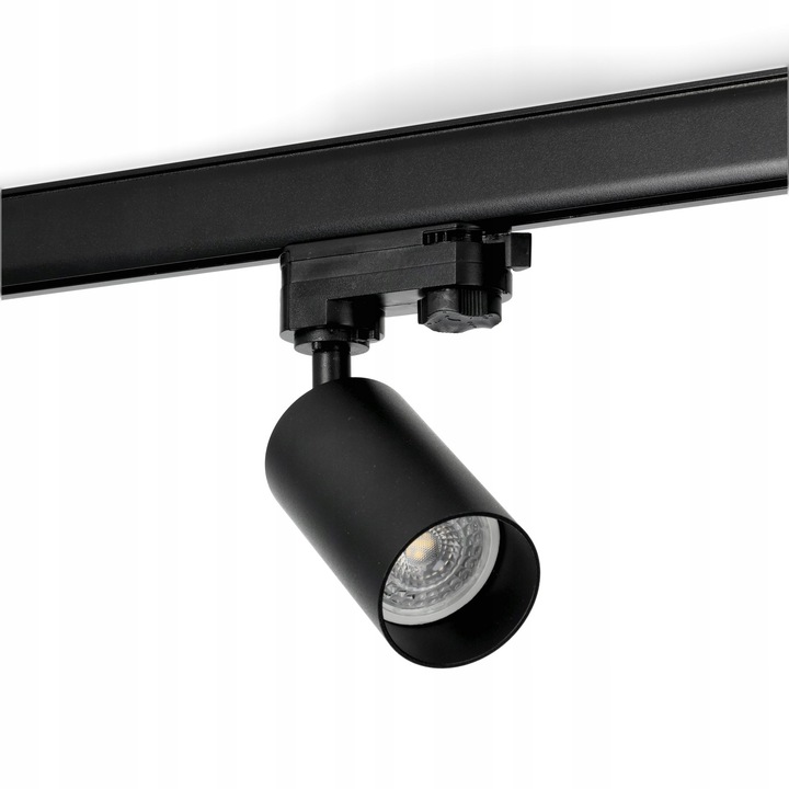 Zestaw szynowy 3 fazowy szyna 2m, 4x oprawa SPECTRUM CZARNY komplet