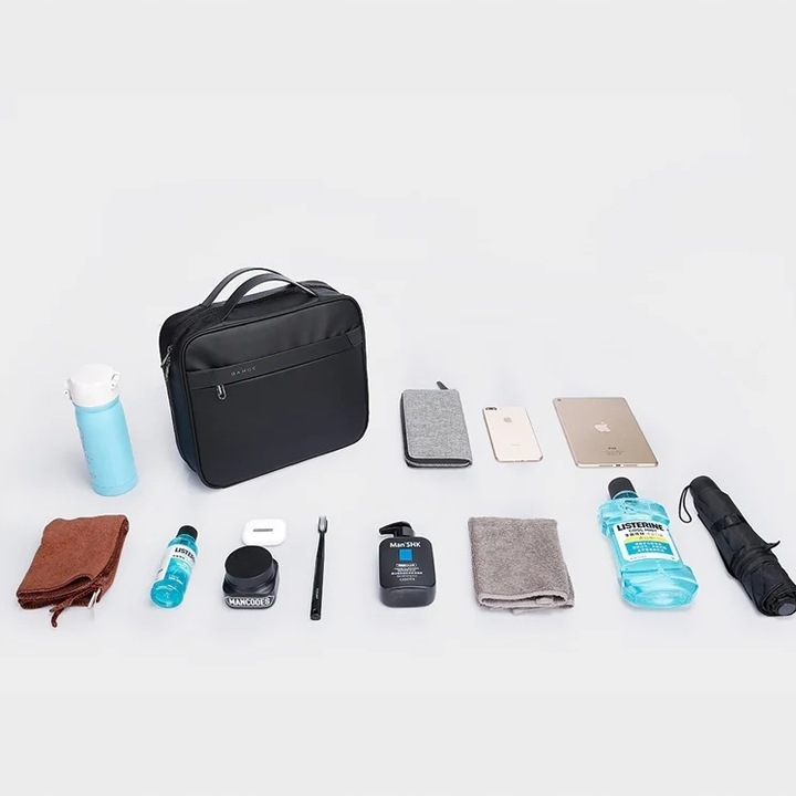 KOSMETYCZKA PODRÓŻNA męska wisząca z haczykiem rozkładana Pojemny organizer