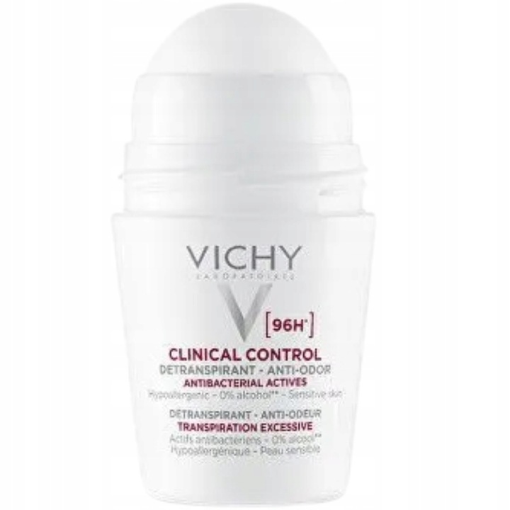 Vichy Antyperspirant Clinical Control dla Kobiet Skóra Wrażliwa 96H 50ml