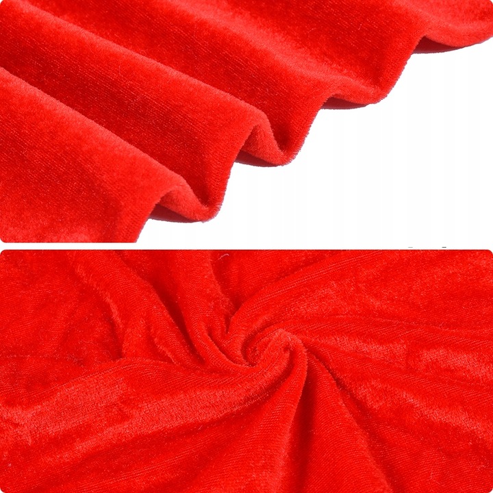 Strój Mikołaja Gwiazdora Kostium Welurowy Zestaw XXL 6 Elementów