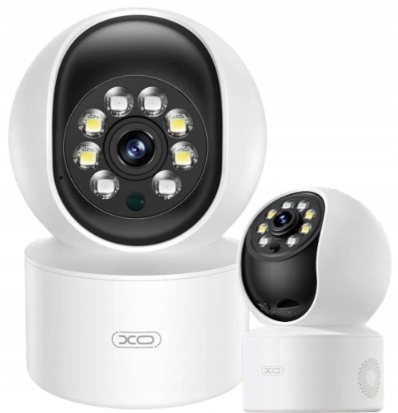 KAMERA WIFI IP WĘWNĘTRZNA OBROTOWA NIANIA 3MPx DLA PSA OBSERWACJI ZWIERZĄT