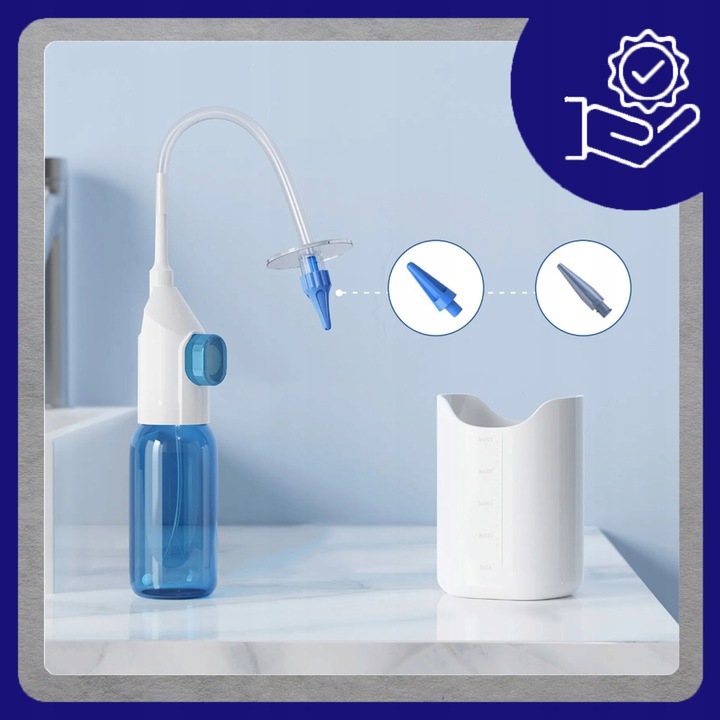 IRYGATOR DO CZYSZENIA USZU WOSKOWINY BEZPRZEWODOWY ZESTAW DO PŁUKANIA