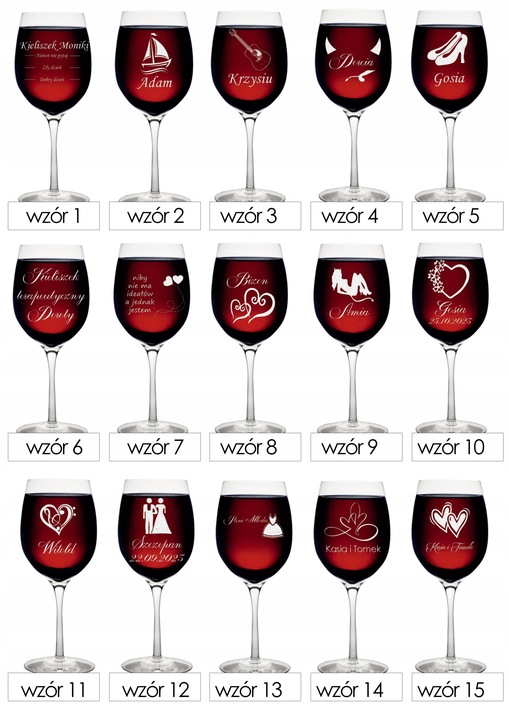 Kieliszek do wina z GRAWEREM prezent upominek urodziny dzień kobiet + KOREK